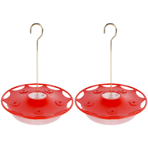 Juegoal 2 Pack Hummingbird Feeders for Outdoors Hanging, 12oz Hummingbird Feeder with 5 Feeding Ports, Ant Proof Easy to Clean & Refill Juegoal 2 Pack Hummingbird Feeders for Outdoors Hanging, 12oz Hummingbird Feeder with 5 Feeding Ports, Ant Proof Easy to Clean & Refill