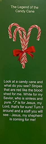 Legend of The Candy Cane Christmas Bookmarks (Pack of 50)