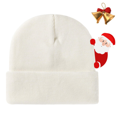 SooGree Beanie Hat for Men Women Warm Knit Thermal Hat Unisex Cuffed Beanies Knitted Skull Cap Soft Slouchy Ski Hat Thick Skull Cap for Winter Folded Plain Solid Acrylic Knit Hat-White SooGree Beanie Hat for Men Women Warm Knit Thermal Hat Unisex Cuffed Beanies Knitted Skull Cap Soft Slouchy Ski Hat Thick Skull Cap for Winter Folded Plain Solid Acrylic Knit Hat-White