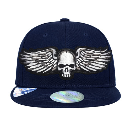 Love To Women Men Hiphop Hats Skull Embroidery Black Flat Bill Snapback Baseball Caps, White Skull 2, Medium-X-Large Love To Women Men Hiphop Hats Skull Embroidery Black Flat Bill Snapback Baseball Caps, White Skull 2, Medium-X-Large