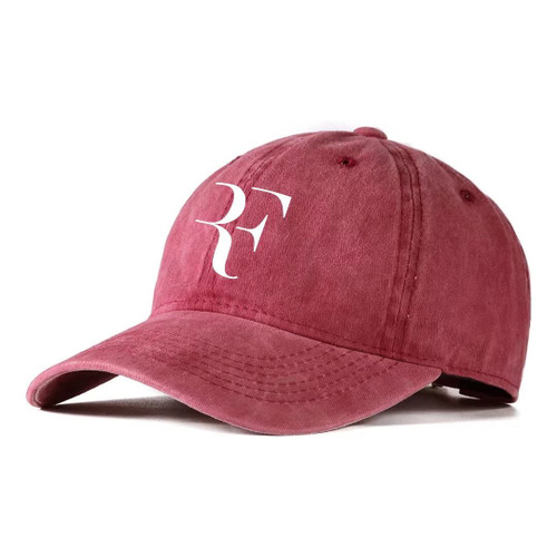 ROGER FEDERER Hat Unisex Baseball Cap,Cotton Denim Dad Hats, Adjustable Trucker Hat Red ROGER FEDERER Hat Unisex Baseball Cap,Cotton Denim Dad Hats, Adjustable Trucker Hat Red