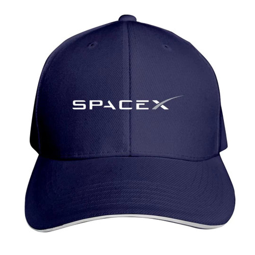 SpaceX Hat Adjustable Trucker Hat Dad Hat Snapback Baseball Cap Unisex Men Women Navy