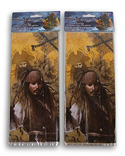 Pirates of The Caribbean On Stranger Tides Party Favor Loot Bag - 32 Count