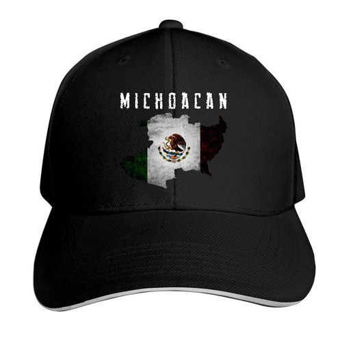 DARLEKS Michoacan Mexico Dad Hat Baseball Cap Adjustable Snapback Hip Hop Cotton Baseball Cap Trucker's Hat Black
