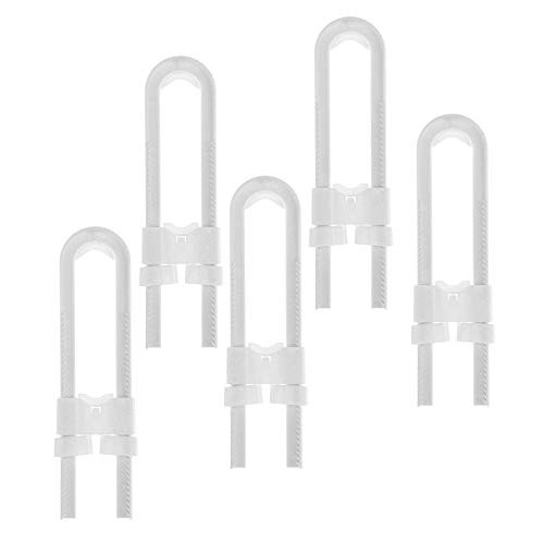 5 Pcs Children Protection Lock U Shape Baby Safety Lock Prevent Child From Opening Drawer Cabinet Cupboard Door Children Safety Lock