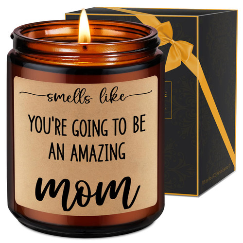 Fairy's Gift New Mom Candles, New Mom Gifts for Women Christmas, Funny Gifts for Pregnant Women, Expecting Mom, First Time Mom, Pregnancy Gifts for Women, Mom to Be - Baby Shower Gifts for Mom