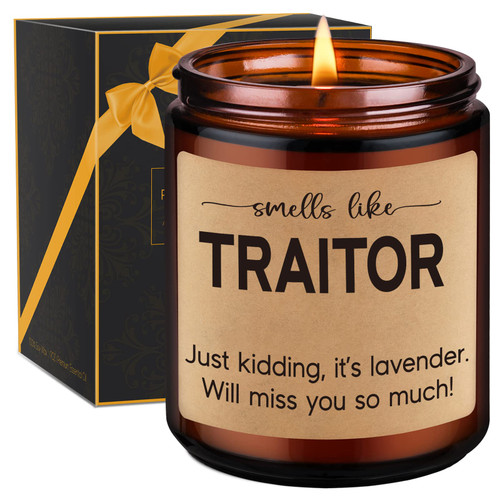 GSPY Candles - Coworker Leaving Gifts, New Job Gifts, Farewell Gifts, Going Away Gift for Coworker, Friends - Funny Moving Away, Goodbye, Retirement, Miss You, Promotion Gifts for Women, Men GSPY Candles - Coworker Leaving Gifts, New Job Gifts, Farewell Gifts, Going Away Gift for Coworker, Friends - Funny Moving Away, Goodbye, Retirement, Miss You, Promotion Gifts for Women, Men