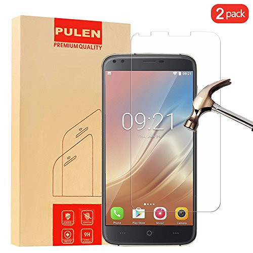 [2-Pack] Doogee X30 Screen Protector, PULEN Premium Quality Tempered Glass Protective Film 0.33mm Anti-Bubble Shield 9H Hardness Clear Scratch Resist Bubble-free Anti-Fingerprint for Doogee X30
