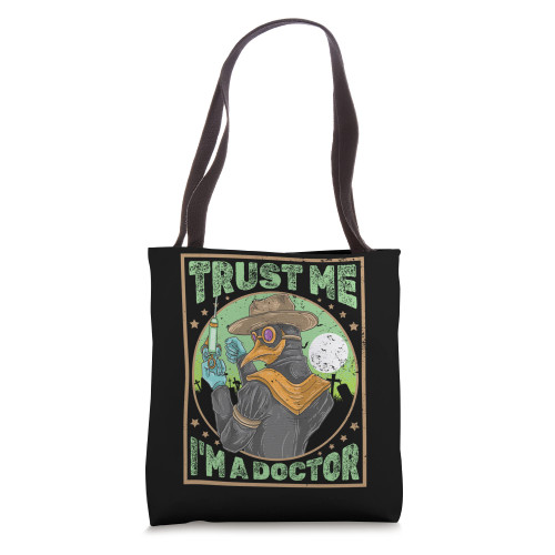 Horror Film Outfit For Film Festival Halloween Plague Doctor Tote Bag