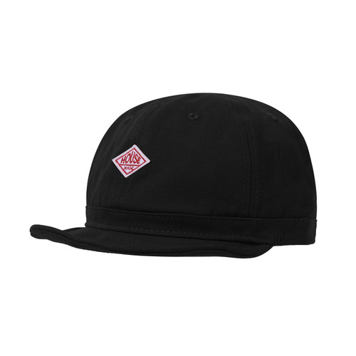 CLAPE Short Brim Baseball Hat Classic Cotton Hat Unisex Plain Dad Hat Unstructured Low Profile Strapback Hip Hop Style MTB Hat,Black