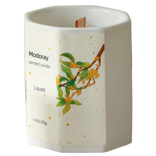 Modoray Scented Candle, Candles for Home Scented, Aromatherapy Candle?Long Lasting Natural Soy Candles?Wood Wick Candles