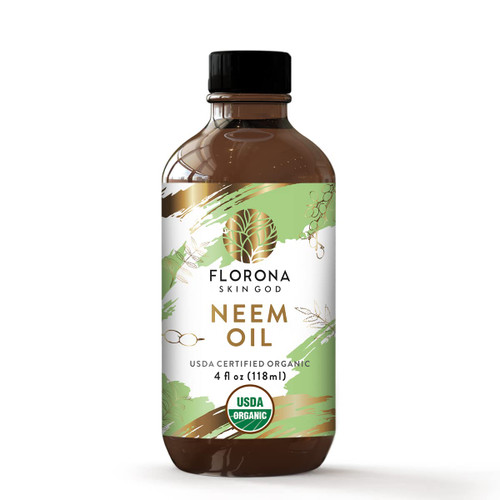 Florona Neem Oil USDA Organic - 4 fl oz for Hair Care, Skin Care, Aromatherapy, Soap Making Florona Neem Oil USDA Organic - 4 fl oz for Hair Care, Skin Care, Aromatherapy, Soap Making