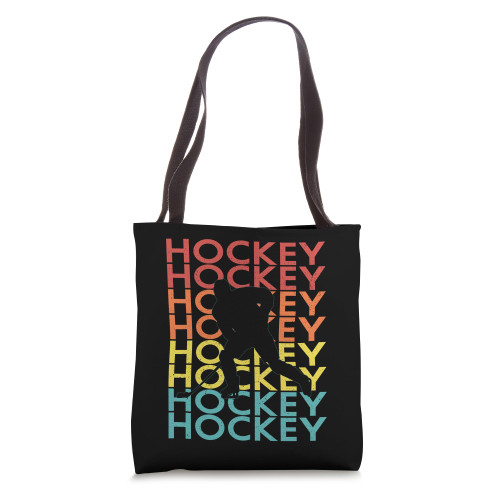 Ice Hockey Vintage Retro Hockey Tote Bag