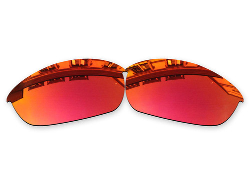 Vonxyz Lenses Replacement for Oakley Half Jacket | Half Jacket Asian Fit Sunglass - Ruby MirrorCoat Polarized
