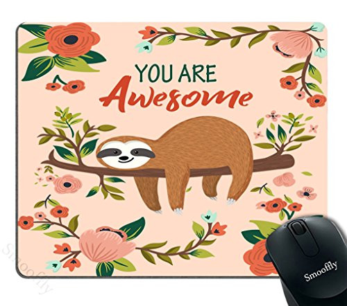Smooffly Personality Desings Gaming Mouse Pad,You Are Awesome Customized Rectangle Non-Slip Rubber Mousepad Gaming Mouse Pad