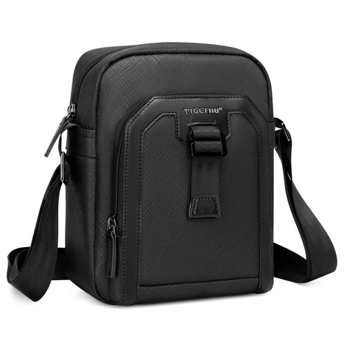 BAIGIO Men's Messenger Bag Small Crossbody Bags Travel Bag Man Purse Casual Sling Pack Ipad Bag for Work Business College (Type 2-Black) BAIGIO Men's Messenger Bag Small Crossbody Bags Travel Bag Man Purse Casual Sling Pack Ipad Bag for Work Business College (Type 2-Black)