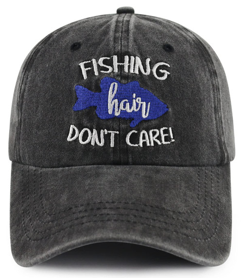 Fishing Hat for Men Women, Funny Embroidrered Fishing Hair Don't Care Baseball Cap, Adjustable Cotton Summer Sun Boat Beach Fish Hats, Father Day Fishing Birthday Gifts for Dad Mom Friends Fishermen Fishing Hat for Men Women, Funny Embroidrered Fishing Hair Don't Care Baseball Cap, Adjustable Cotton Summer Sun Boat Beach Fish Hats, Father Day Fishing Birthday Gifts for Dad Mom Friends Fishermen