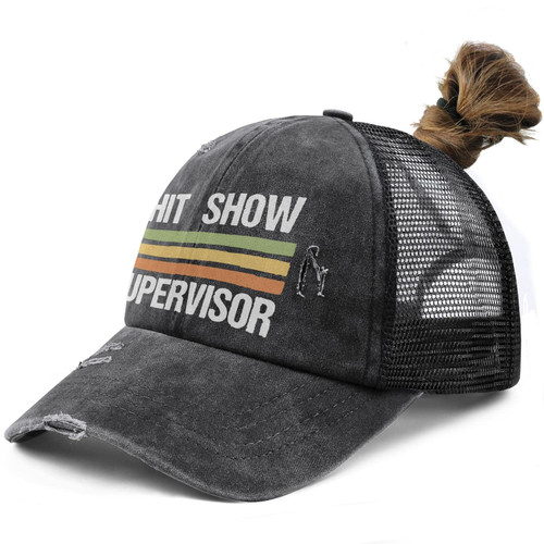 Shit Show Supervisor Hat Shit Show Supervisor Cap Black Baseball Cap Trucker Hat Women/Men Shit Show Supervisor Hat Shit Show Supervisor Cap Black Baseball Cap Trucker Hat Women/Men