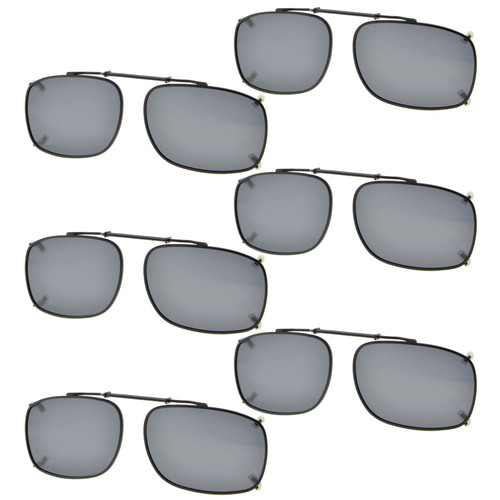 Eyekepper 6-pack Clip on Sunglasses Polarized Lenses