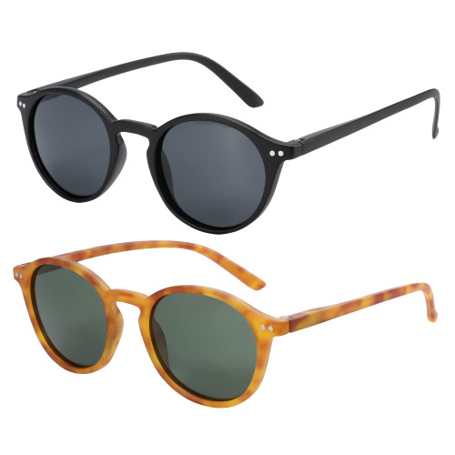 ZENOTTIC Polarized Sunglasses for Women Men: Retro Shades Round | Square Frame UV Protection 2 Pack ZENOTTIC Polarized Sunglasses for Women Men: Retro Shades Round | Square Frame UV Protection 2 Pack