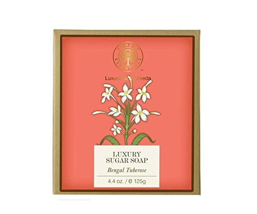 Forest Essentials Luxury Sugar Soap Bengal Tuberose - 125g