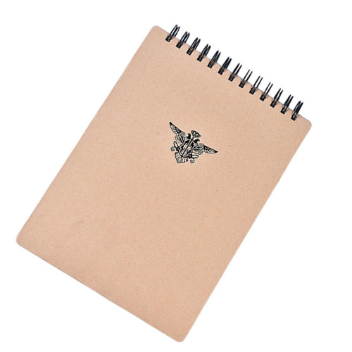 EXCEART Sketchbook Spiral Notepads A5 Spiral Notebook Hardcover Spiral Notebook Drawing Pad Blank Writing Notebooks DIY Painting Book Sketch Paper Art Drawing Book Sketch Pad Portable A4