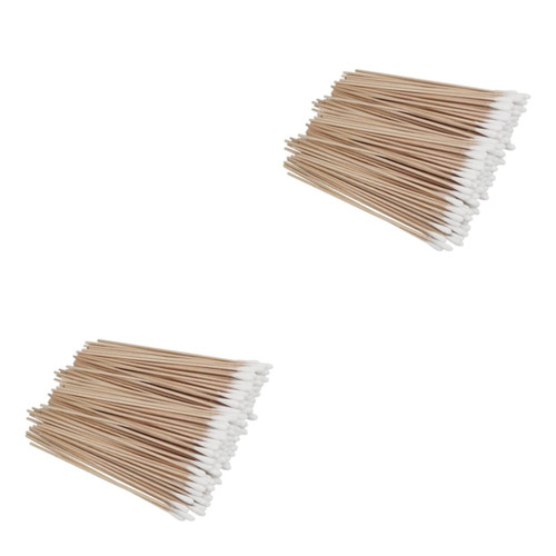 Balacoo 8 Packs cotton stick swab cleaning cotton swabs wood stick cotton swabs single head Purification cotton swab Wooden 15c