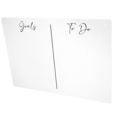 TEHAUX Acrylic Note Board Dry Erase Board Planners Fridge Monthly Planner Magnetic Acrylic Dry Erase Board to Do List Whiteboard Checklist Board Office Magnetic Board Magnetic Attraction