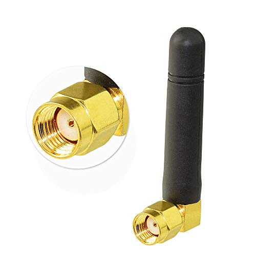 Eightwood 900Mhz 1800MHz 2dBi GSM HSUPA HSDPA Antenna RP-SMA Male Right Angle