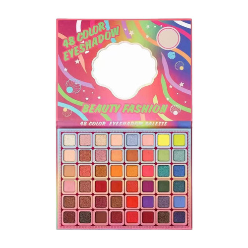 FEDIMA Eyeshadow Palette, 48 Colors Matte Eyeshadow Palette, Highly Pigmented Eyeshadow, Vibrant Eye Shadow Natural, Long Lasting Eye Shadow Makeup, Pearlescent Eyeshade Kit for Women Girls Beginners