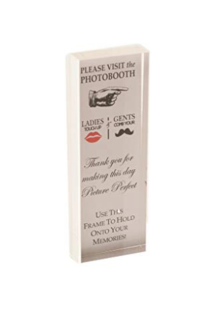 Photo Booth Frames Thick 2x6 Clear Acrylic Photo Booth Picture Frame (1) Photo Booth Frames Thick 2x6 Clear Acrylic Photo Booth Picture Frame (1)