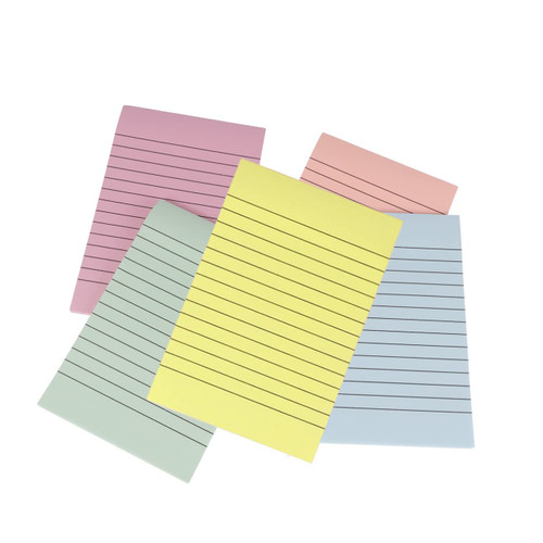 Amosfun 5pcs Self Stick Notes Checklist Note Office Notepad Work Stickers Small Planning Note Notes Stickers Note Taking Paper Note Paper Pads Lined Pink Notepad Memo Pad Stick Pad Cute