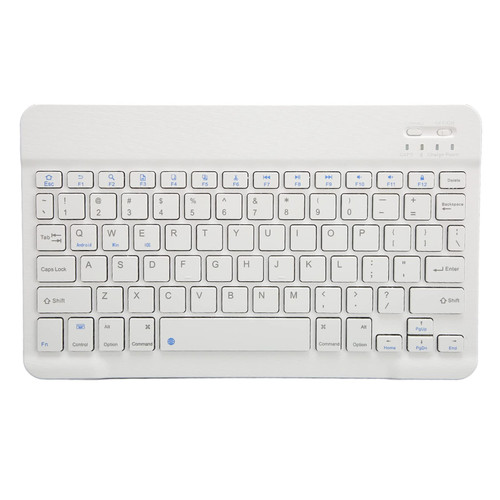 78 Key Slim Wireless Keyboard, Ergonomic Scissor Structure Rechargeable Portable Keyboard, Auto Sleep Mode Tablet Keyboard with Multiple Shortcut Keys for Phone Laptop Tablet (Black)