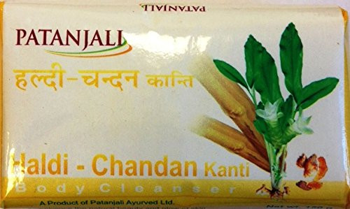 4 Pack Kanti Haldi Chandan soaps 150gms (Total 600 gms)