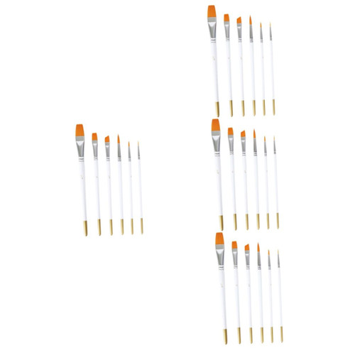 SEWACC 24 Pcs Oil Paint Brushes Acrylic Paint Brushes Portable Watercolor Brush Oil Painting Brush Kids Kits DIY Kits Kids Suits Drawing Child White Watercolor Painting Combination Birch SEWACC 24 Pcs Oil Paint Brushes Acrylic Paint Brushes Portable Watercolor Brush Oil Painting Brush Kids Kits DIY Kits Kids Suits Drawing Child White Watercolor Painting Combination Birch