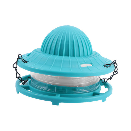 OFFSCH 1pc Hanging Bird Feeder Bird Cage Food Cups Wild Bird Feeders Birds Hanging Feeding Bowl Bird Water Feeder Panorama Bird Wild Bird Feeder Tube Peanut Feeder to Feed Bracket Plastic