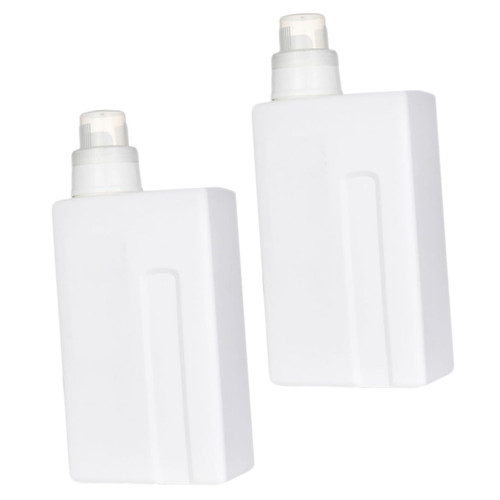 Healifty 2pcs laundry bottle lotion container Lotion Sub Bottle laundry liquid Container Fabric Softener Dispenser bottling travel or white multipurpose