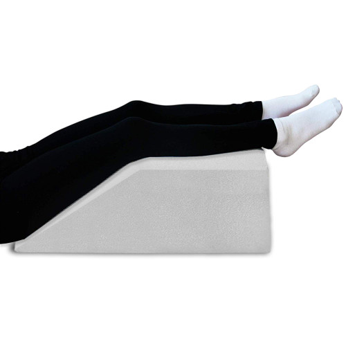 Treaton 21-Inch Mattress System Leg Pillow High-Density Leg Rest Elevating Foam Wedge, Relieves and Recovers Foot and Ankle Injury, Leg Pain, Hip and Knee Pain, Multi-Purpose, Full Foam Top, White Treaton 21-Inch Mattress System Leg Pillow High-Density Leg Rest Elevating Foam Wedge, Relieves and Recovers Foot and Ankle Injury, Leg Pain, Hip and Knee Pain, Multi-Purpose, Full Foam Top, White