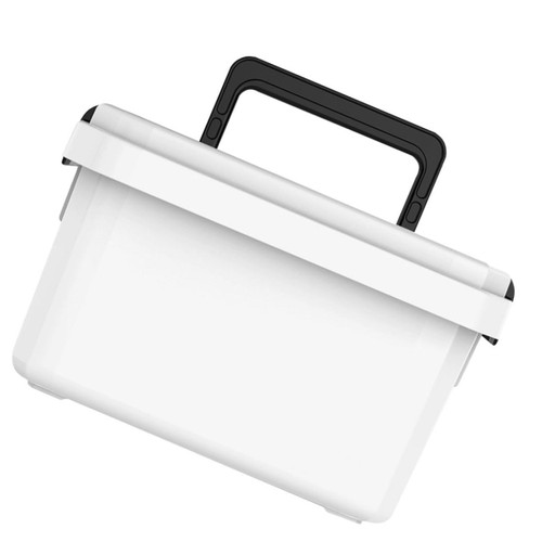 Zerodeko 1PC portable first aid kit first aid cabinet first aid kit container multi-layer case medicine case for emergency multi-functional medicine case medical kit white