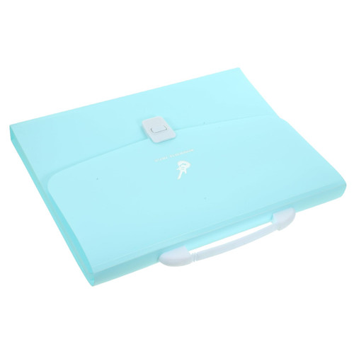 Operitacx A4 Folder A4 Expanding Folder Documents Storage Organizer Expanding File Pockets Accordion Folders for Documents Green File Folders Accordion File Organizer Pp Label Handheld