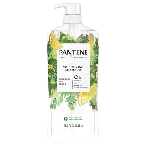 Pantene Essential Botanicals Volumizing Shampoo Rosemary & Lemon 38.2 oz