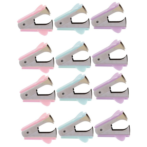 Lurrose 12 Pcs Mini Nail Remover Office Staple Removal Tool Staple Lifter Nail Lifter tack Lifter Tool Nail