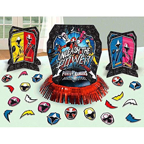 Power Rangers Ninja Steel Table Decorating Kit, Party Favor