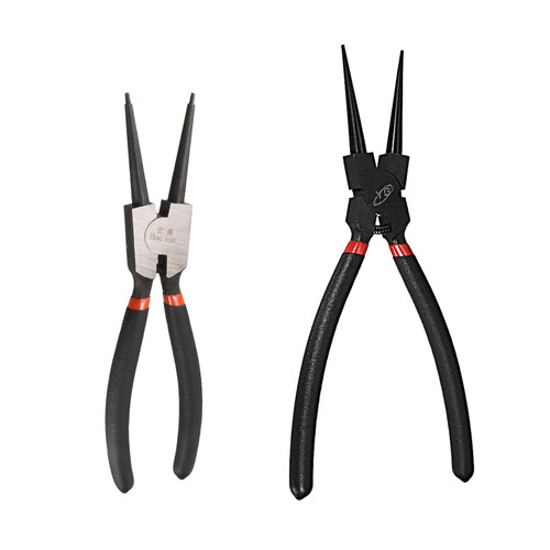 uxcell 6-Inch and 9-Inch Inner Snap Ring Plier Retaining Ring Pliers Straight Nose