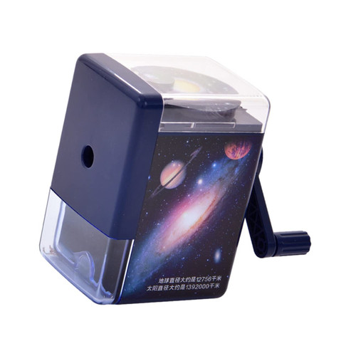STOBOK Creative Sharpener Hand Crank Child Pencil Sharpener