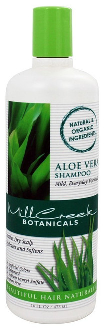 Mill Creek Botanicals - Aloe Vera Shampoo Mild, Everyday Formula - 16 oz.
