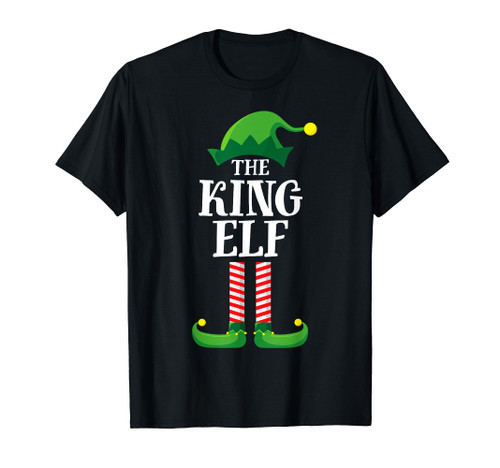 King Elf Matching Family Group Christmas Party Elf T-Shirt King Elf Matching Family Group Christmas Party Elf T-Shirt