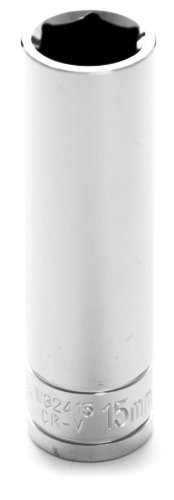 Performance Tool W32415 1/2" Drive 6-Point Socket, 15mm