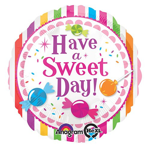Burton & Burton 4765618 Have a Sweet Day foil Balloon, 17"
