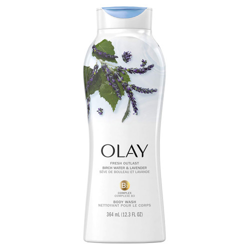 Olay Fresh Outlast Body Wash, Birch Water & Lavender, 12.3 fl oz Olay Fresh Outlast Body Wash, Birch Water & Lavender, 12.3 fl oz